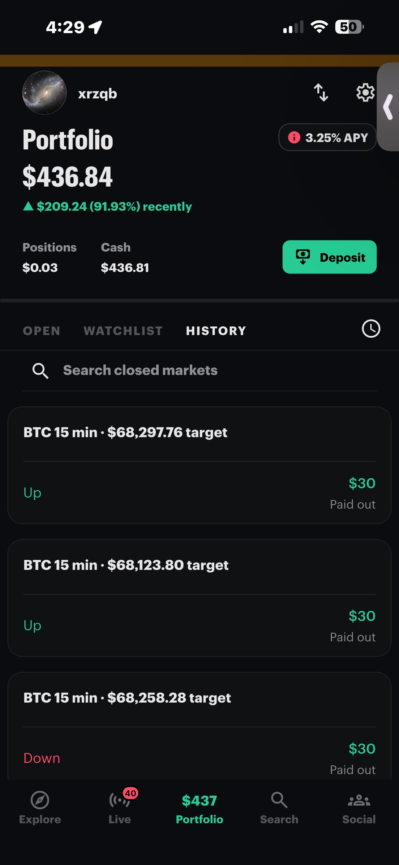 xrqb results